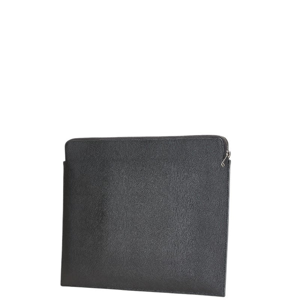 セリーヌ クラッチバッグ ドキュメント ホルダー ブラック レザー レディース CELINE 【中古】