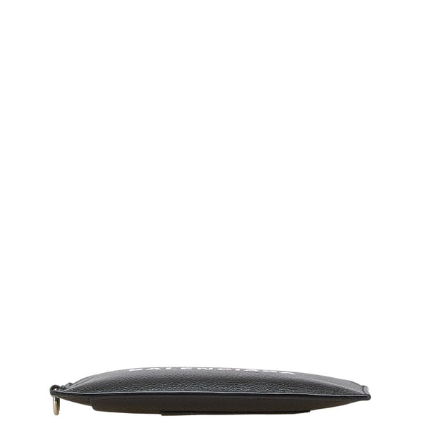 バレンシアガ キャッシュ マルチケース ポーチ 616015 ブラック レザー メンズ BALENCIAGA 【中古】