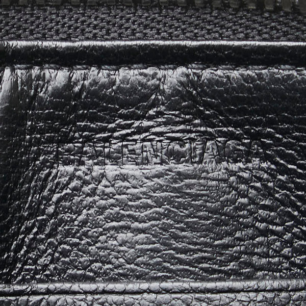 バレンシアガ キャッシュ マルチケース ポーチ 616015 ブラック レザー メンズ BALENCIAGA 【中古】