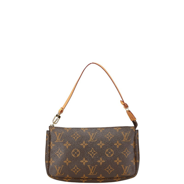ルイ ヴィトン モノグラム ポシェット アクセソワール ハンドバッグ M51980 ブラウン PVC レザー レディース LOUIS VUITTON 【中古】