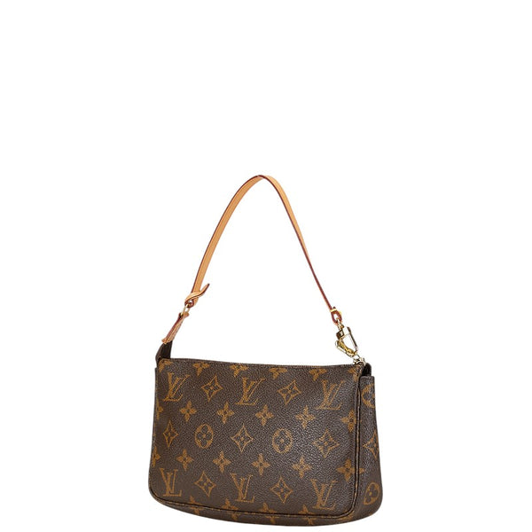 ルイ ヴィトン モノグラム ポシェット アクセソワール ハンドバッグ M51980 ブラウン PVC レザー レディース LOUIS VUITTON 【中古】