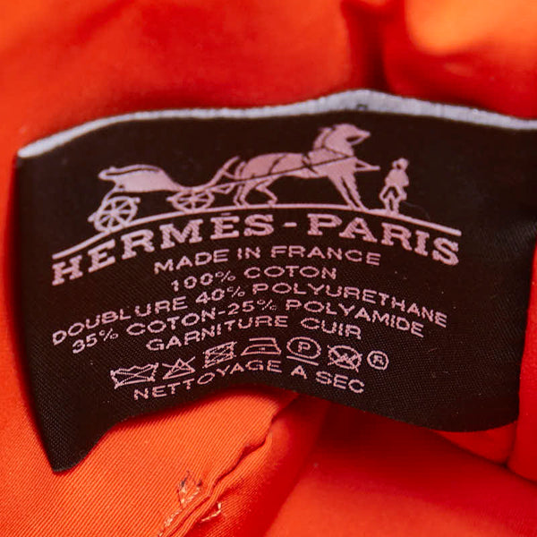 エルメス ボリード20 ポーチ ピンク キャンバス レディース HERMES 【中古】