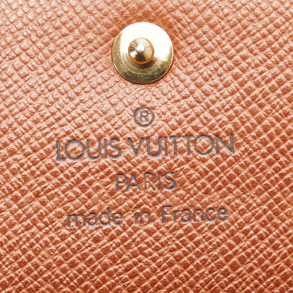 ルイ ヴィトン モノグラム ポルトフォイユ サラ 長財布 M61734 ブラウン PVC レザー レディース LOUIS VUITTON 【中古】