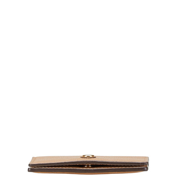 ルイ ヴィトン モノグラム アンプラント ミュルティカルト カードケース 名刺入れ M67261 ベージュ レザー レディース LOUIS VUITTON 【中古】