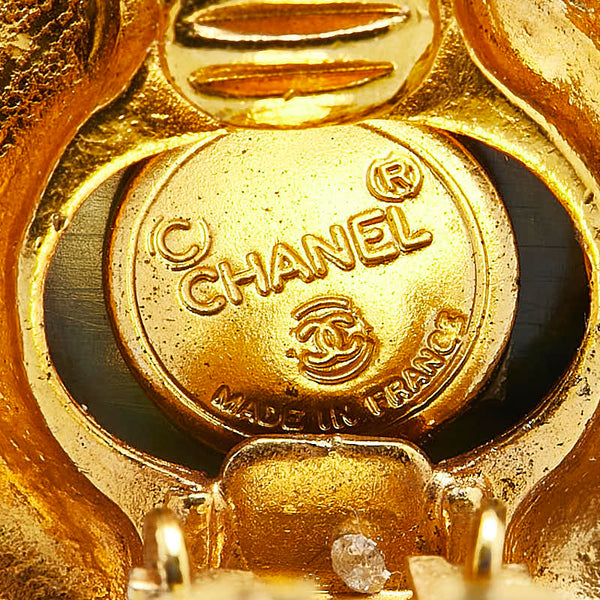 シャネル CHANELロゴ ラウンド イヤリング ゴールド メッキ レディース CHANEL 【中古】