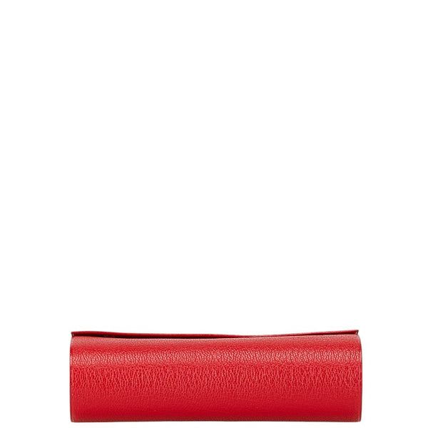 エルメス カイエ ルーレ ロール メモ帳 手帳カバー レッド レザー レディース HERMES 【中古】