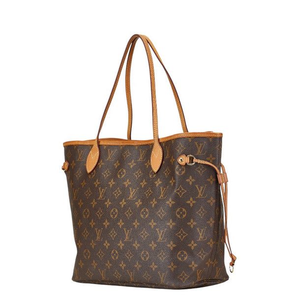 ルイ ヴィトン モノグラム ネヴァーフルMM トートバッグ ショルダーバッグ M41178 ブラウン PVC レザー レディース LOUIS VUITTON 【中古】