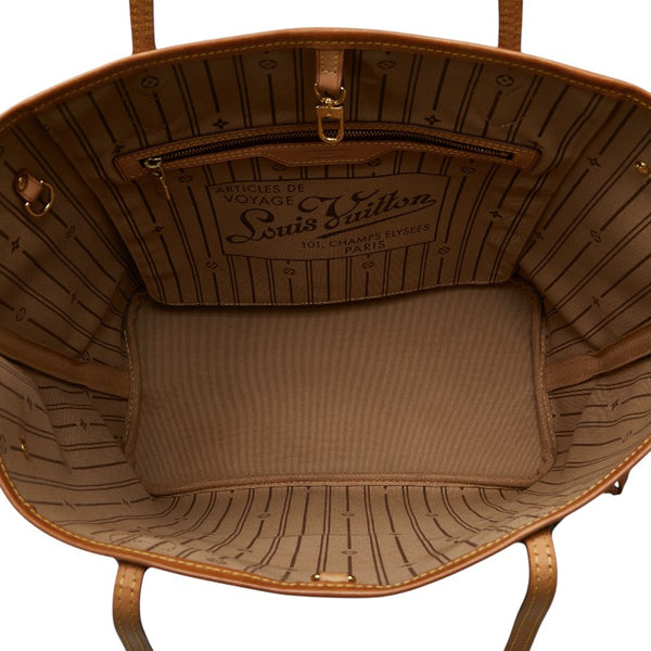 ルイ ヴィトン モノグラム ネヴァーフルMM トートバッグ ショルダーバッグ M41178 ブラウン PVC レザー レディース LOUIS VUITTON 【中古】