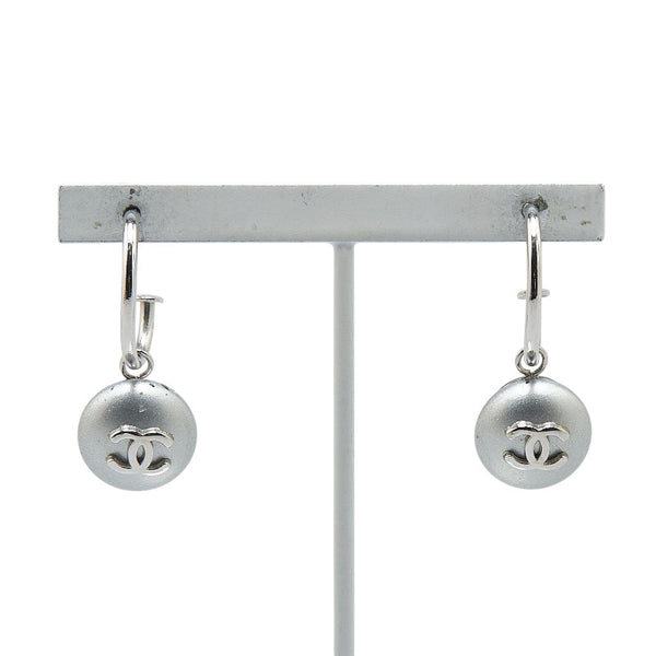 シャネル ココマーク ピアス シルバー メタル レディース CHANEL 【中古】