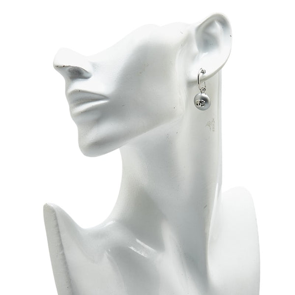 シャネル ココマーク ピアス シルバー メタル レディース CHANEL 【中古】