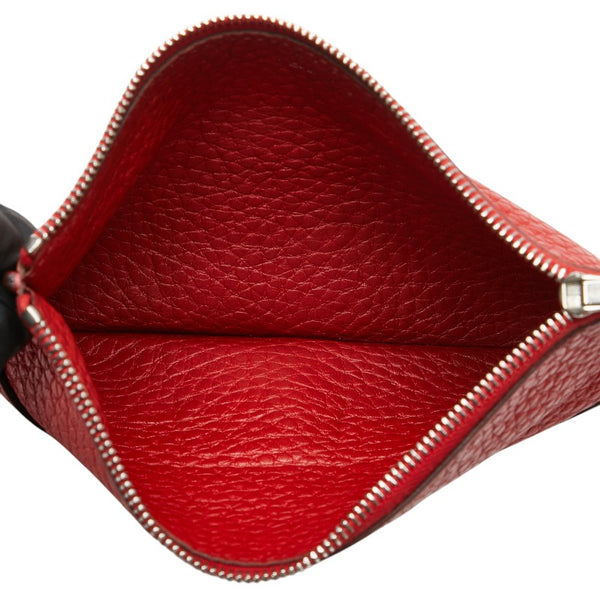 エルメス ドゴンGM 長財布 レッド トリヨンクレマンス レディース HERMES 【中古】