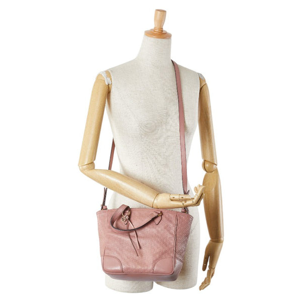 グッチ マイクロシマ ハンドバッグ ショルダーバッグ 2WAY 449241 ブラック レザー レディース GUCCI 【中古】