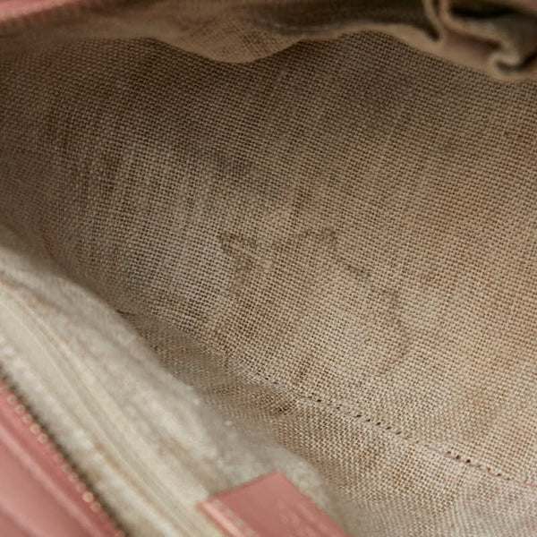 グッチ マイクロシマ ハンドバッグ ショルダーバッグ 2WAY 449241 ブラック レザー レディース GUCCI 【中古】