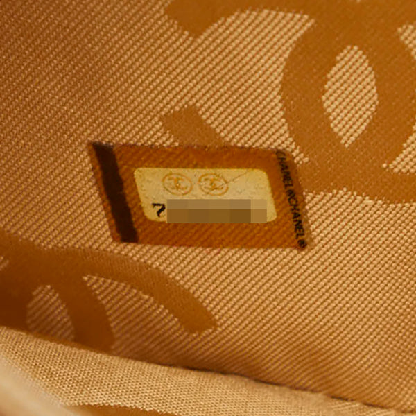 シャネル ココマーク ワイルドステッチ トートバッグ A18126 ベージュ レザー レディース CHANEL 【中古】