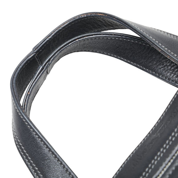 サルヴァトーレフェラガモ ガンチーニ ハンドバッグ トートバッグ ブラック レザー レディース Salvatore Ferragamo 【中古】