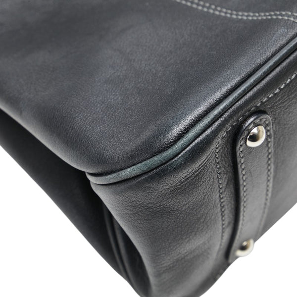 サルヴァトーレフェラガモ ガンチーニ ハンドバッグ トートバッグ ブラック レザー レディース Salvatore Ferragamo 【中古】