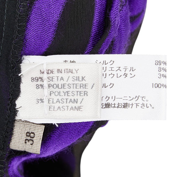 ボッテガヴェネタ ワンピース ドレス サイズ：38 ブラック マルチカラー シルク レディース BOTTEGAVENETA 【中古】