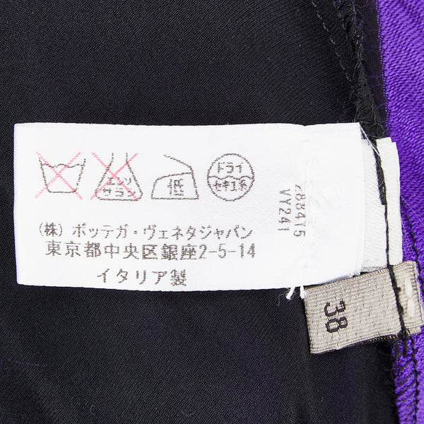 ボッテガヴェネタ ワンピース ドレス サイズ：38 ブラック マルチカラー シルク レディース BOTTEGAVENETA 【中古】