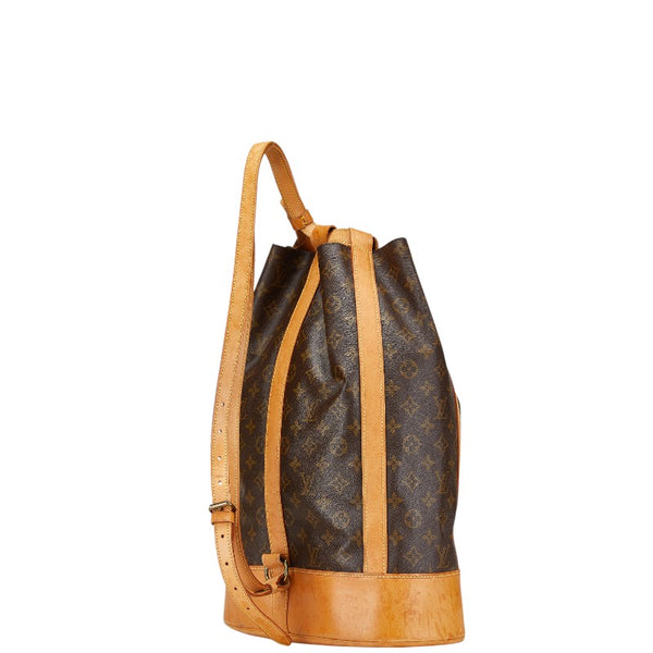 ルイ ヴィトン モノグラム ランドネGM ショルダーバッグ M42244 ブラウン PVC レザー レディース LOUIS VUITTON 【中古】