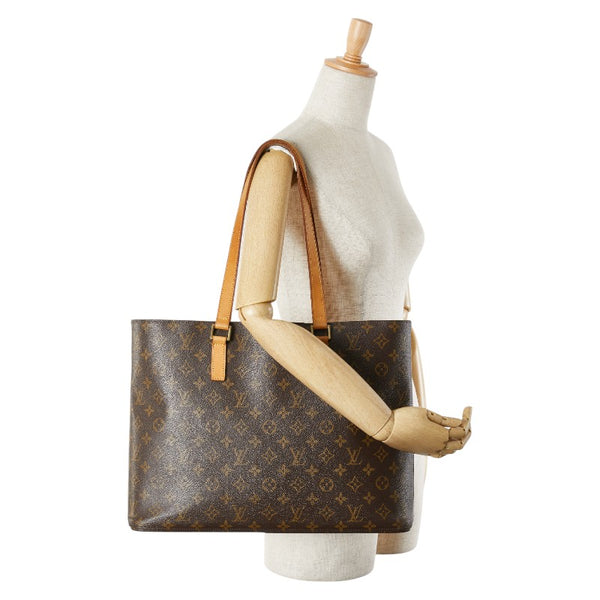 ルイ ヴィトン モノグラム ルコ ハンドバッグ トートバッグ M51155 ブラウン PVC レザー レディース LOUIS VUITTON 【中古】