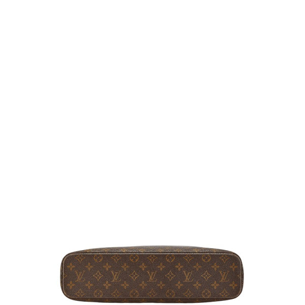 ルイ ヴィトン モノグラム ルコ ハンドバッグ トートバッグ M51155 ブラウン PVC レザー レディース LOUIS VUITTON 【中古】