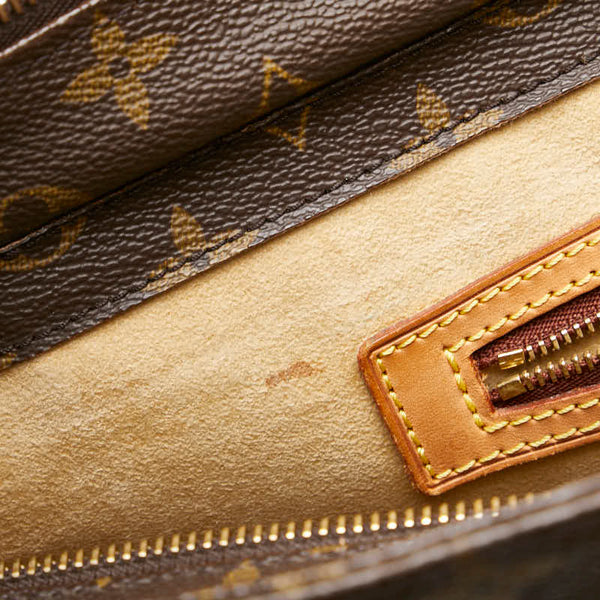 ルイ ヴィトン モノグラム ルコ ハンドバッグ トートバッグ M51155 ブラウン PVC レザー レディース LOUIS VUITTON 【中古】