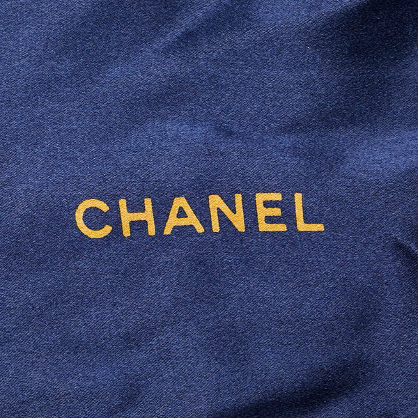 シャネル ヴィンテージ ココマーク スカーフ ネイビー マルチカラー シルク レディース CHANEL 【中古】