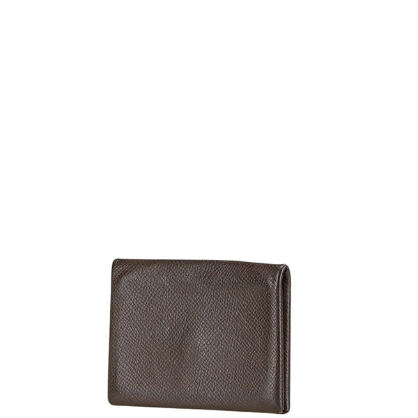 エルメス 名刺入れ ブラウン ヴォーエプソン レディース HERMES 【中古】