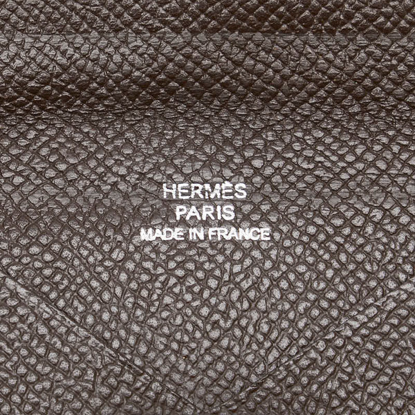エルメス 名刺入れ ブラウン ヴォーエプソン レディース HERMES 【中古】