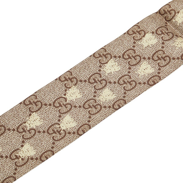 グッチ GG柄 ビー ハチ スカーフ ツイリー ネックボウ ブラウン マルチカラー レディース GUCCI 【中古】