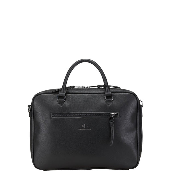 アルマーニエクスチェンジ ビジネスバッグ 952393 CC830 ブラック レザー メンズ ARMANI EXCHANGE 【中古】
