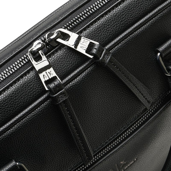 アルマーニエクスチェンジ ビジネスバッグ 952393 CC830 ブラック レザー メンズ ARMANI EXCHANGE 【中古】