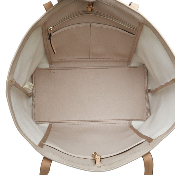 ケイトスペード トートバッグ ショルダーバッグ ベージュ ホワイト レザー レディース Kate Spade 【中古】