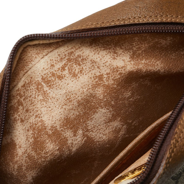 グッチ オールドグッチ GGプラス 斜め掛け ショルダーバッグ ベージュ PVC レザー レディース GUCCI 【中古】