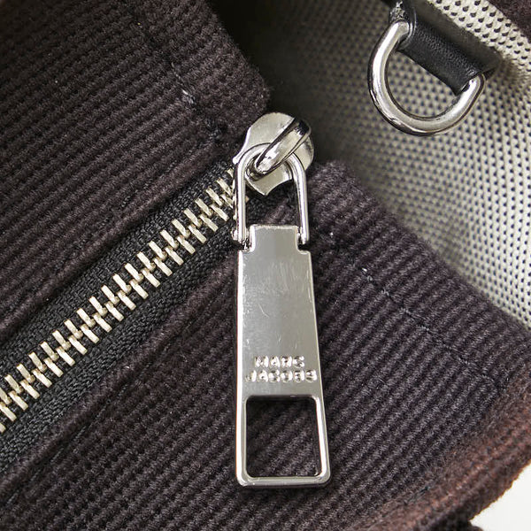 マークジェイコブス ザ ジャカード スモール ハンドバッグ ショルダーバッグ 2WAY M0017025 ブラック キャンバス レディース MARC JACOBS 【中古】