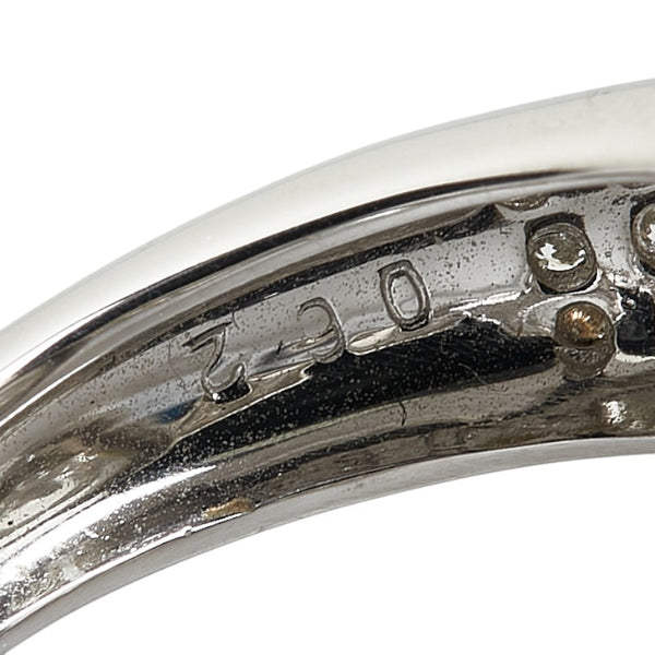 ノーブランド K18WG ホワイトゴールド ダイヤ0.62ct リング 指輪 レディース no brand 13.5号 【中古】