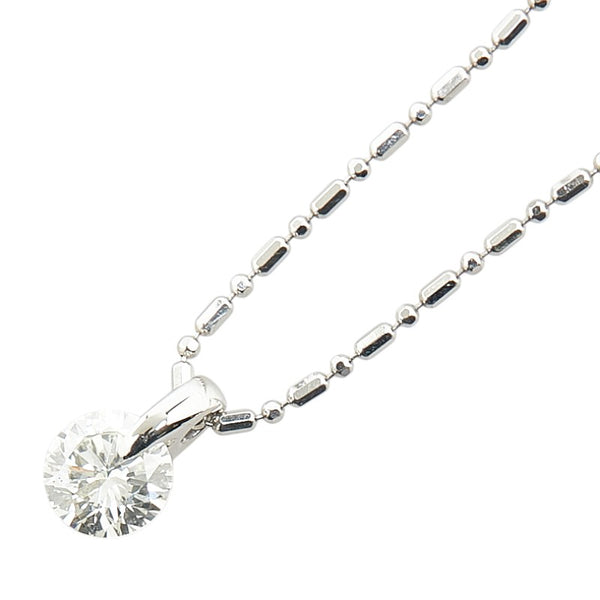 ノーブランド Pt900 プラチナ Pt850 プラチナ ダイヤ1.023ct ペンダントネックレス  レディース no brand 【中古】