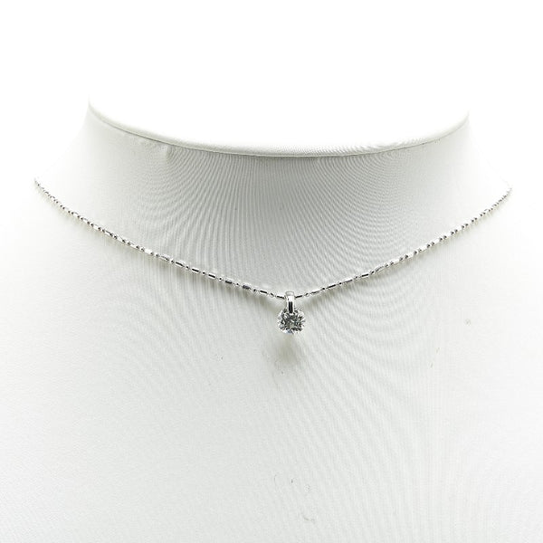 ノーブランド Pt900 プラチナ Pt850 プラチナ ダイヤ1.023ct ペンダントネックレス  レディース no brand 【中古】
