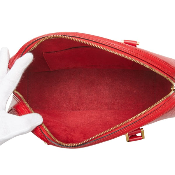 ルイ ヴィトン エピ ジャスミン ハンドバッグ M52087 カスティリアンレッド レザー レディース LOUIS VUITTON 【中古】