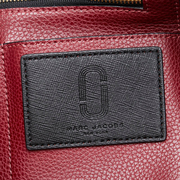 マークジェイコブス THE EDITOR 38 ジ エディター ハンドバッグ トートバッグ ボルドー ワインレッド レザー レディース MARC JACOBS 【中古】