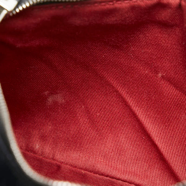 サルヴァトーレフェラガモ ガンチーニ ポーチ AU-21/4435 ブラック PVC レザー レディース Salvatore Ferragamo 【中古】