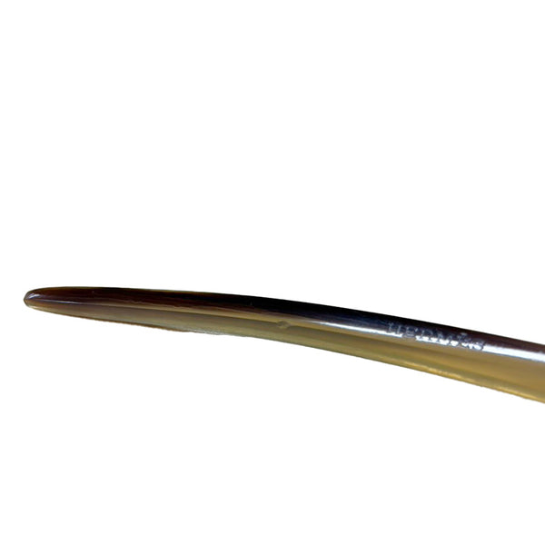 エルメス ハート モチーフ 髪飾り・かんざし ブラウン バッファローホーン レディース HERMES 【中古】