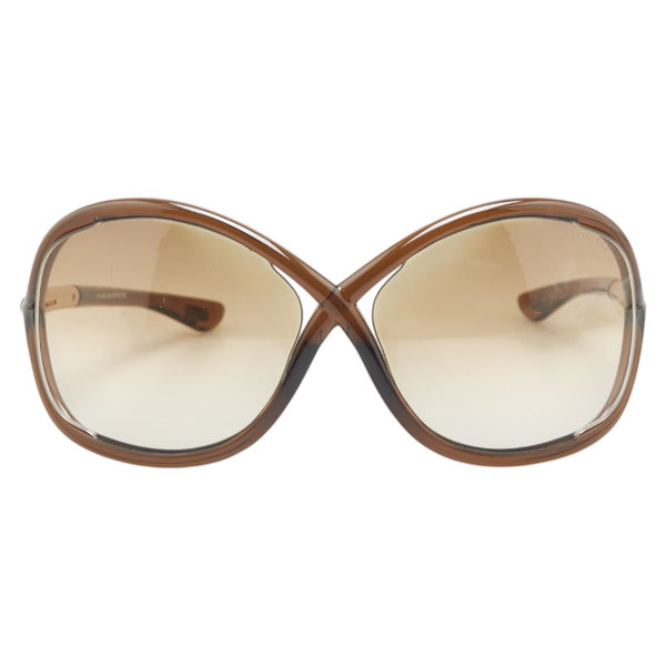 トムフォード サングラス ブラウン プラスチック レディース TOM FORD 【中古】