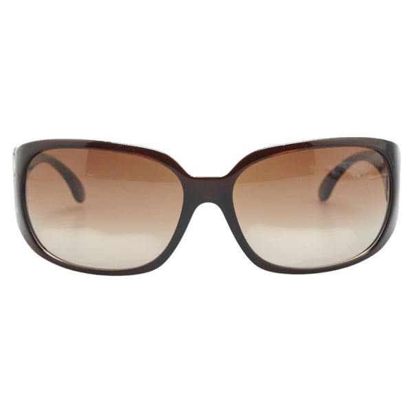 シャネル ココマーク サングラス 6014 ブラウン プラスチック レディース CHANEL 【中古】