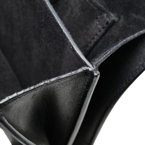 サンローラン クラシック Yライン サッチェル スモール チェーンショルダーバッグ 311215 ブラック レザー レディース SAINT LAURENT 【中古】