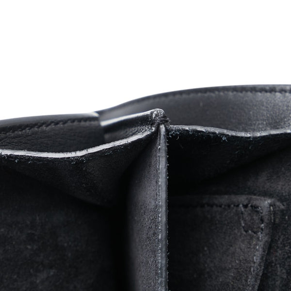 サンローラン クラシック Yライン サッチェル スモール チェーンショルダーバッグ 311215 ブラック レザー レディース SAINT LAURENT 【中古】