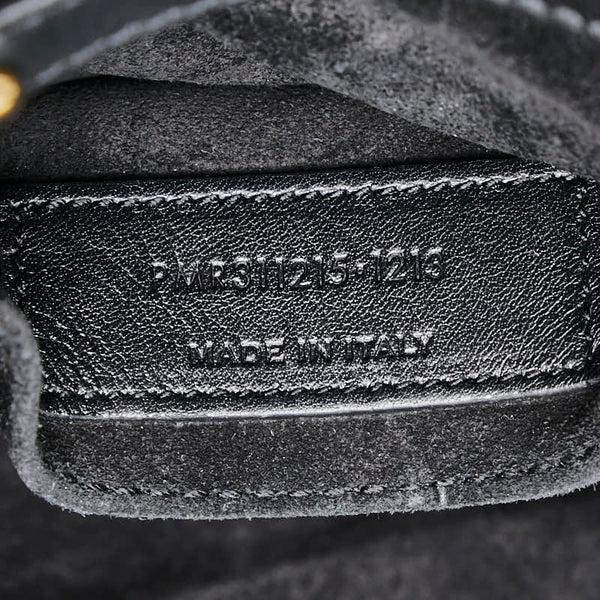 サンローラン クラシック Yライン サッチェル スモール チェーンショルダーバッグ 311215 ブラック レザー レディース SAINT LAURENT 【中古】