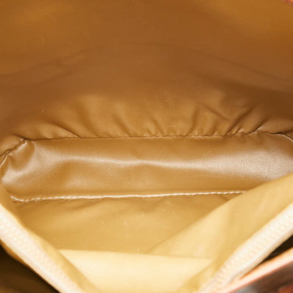 セリーヌ マカダム トートバッグ ブラウン PVC レザー レディース CELINE 【中古】
