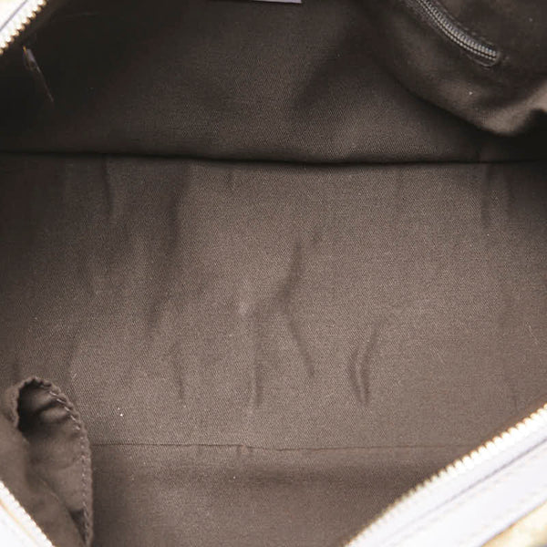 グッチ GGキャンバス プリンシー ハンドバック ショルダーバッグ ２WAY 161720 パープル ベージュ キャンバス レザー レディース GUCCI 【中古】