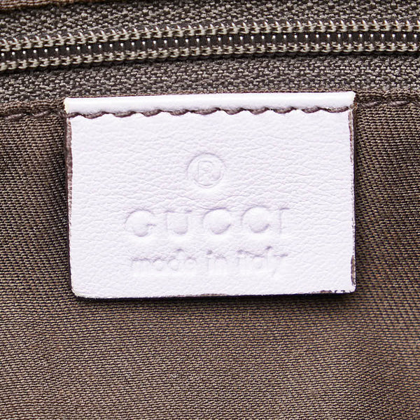 グッチ GGキャンバス プリンシー ハンドバック ショルダーバッグ ２WAY 161720 パープル ベージュ キャンバス レザー レディース GUCCI 【中古】
